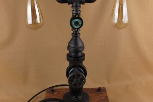 Iron Pipe Lamp